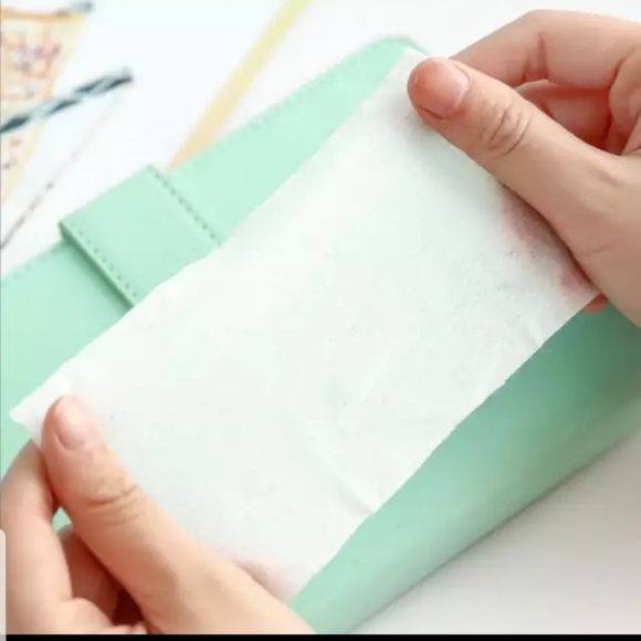 Mini Can Portable Fashion Korean Girl Sanitizing Wet Wipes Keychain New - Picture 6 of 11